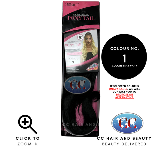 Blissource Drawstring Ponytail 26" - Celia-1
