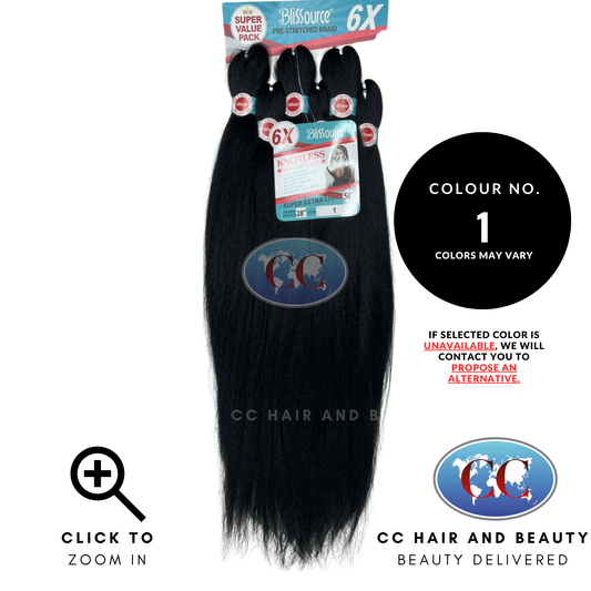 Blissource Pre Stretched Braid Super Value Pack 6x 56"-1