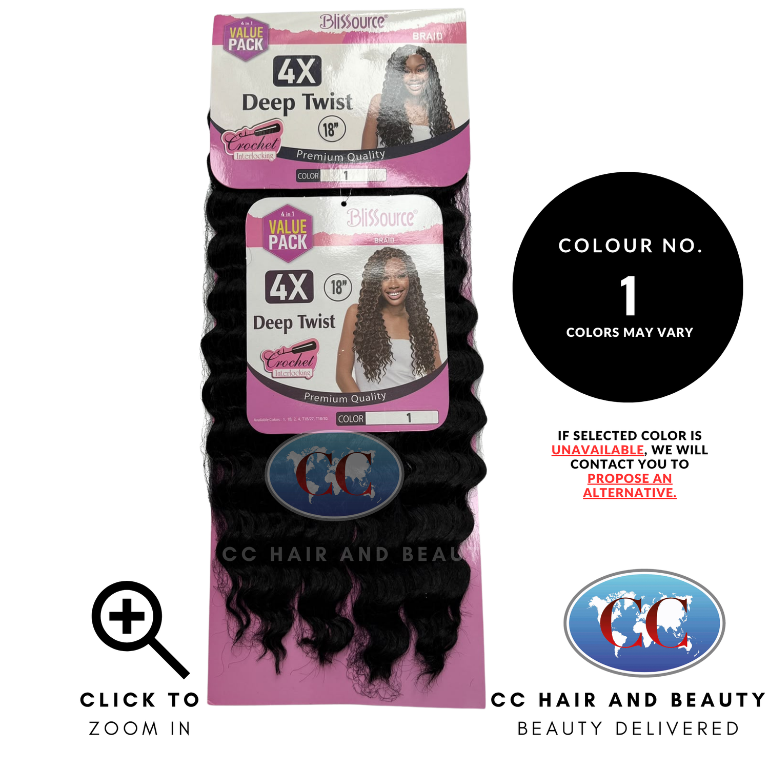 Blissource Premium Braid Deep Twist 4x18" - 1