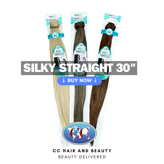 Bobbi Boss Boss up Silky Straight Wrap Ponytail 30"