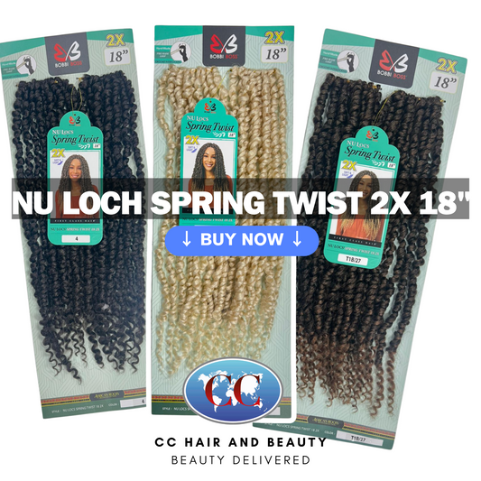 Bobbi Boss Crochet Braid 2X NU LOCS SPRING TWIST 18"