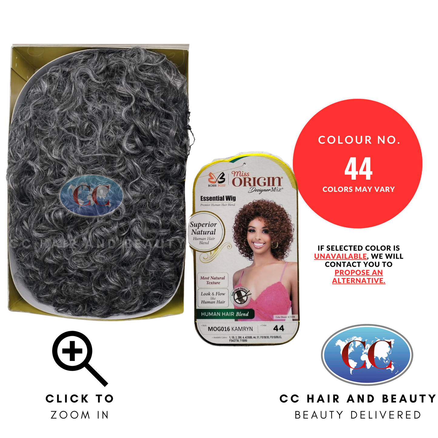 Bobbi Boss Miss Origin Human Hair Blend Wig - MOG016 KAMRYN
