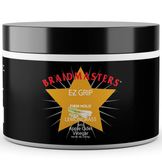 Braid Masters E-z Grip Braid And Loc Gel Firm Hold Lemongrass With Apple Cider Vinegar 232g