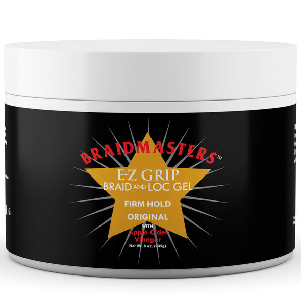 BraidMasters E-z Grip Braid And Loc Gel Firm Hold Original With Apple Cider Vinegar 232g