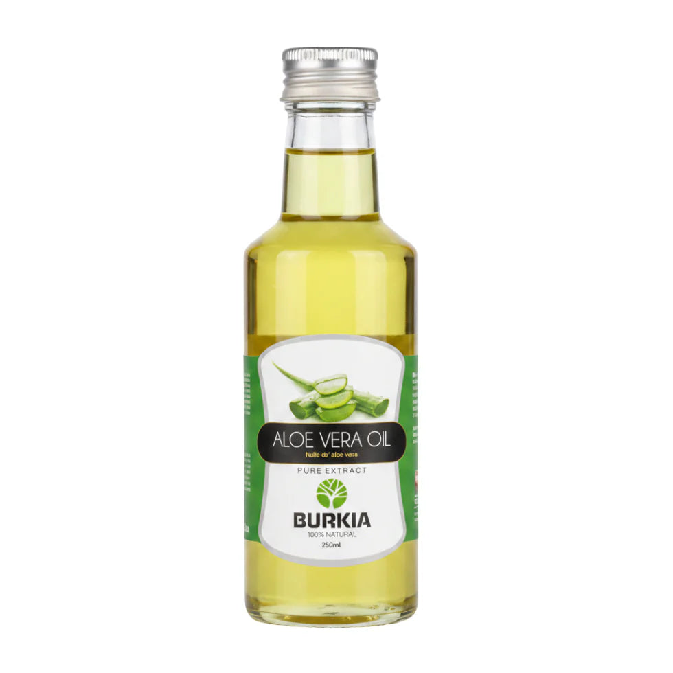 Burkia Aloe Vera Oil 100% Natural Hair & Skin Nourishing Oil 250ml