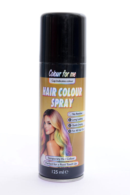 Colour For Me Hair Colour Spray 125ml Black
