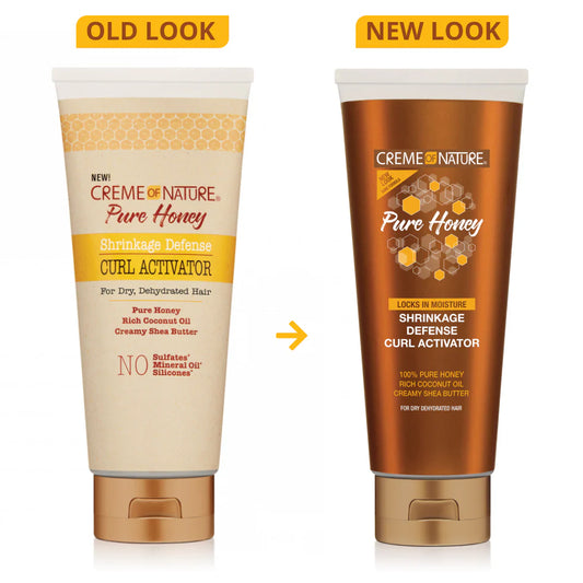 Creme Of Nature Pure Honey Shrinkage Defense Curl Activator 10.5 oz