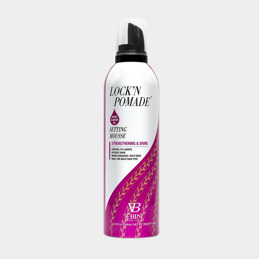 Ebin New York Setting Mousse Strengthening & Shine - Sweet Almond Oil 2.7.fl.80ml