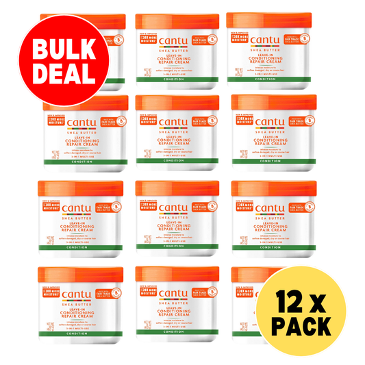 Cantu Shea Butter Leave In Conditioning Repair Cream - 453 oz-12 x PACK