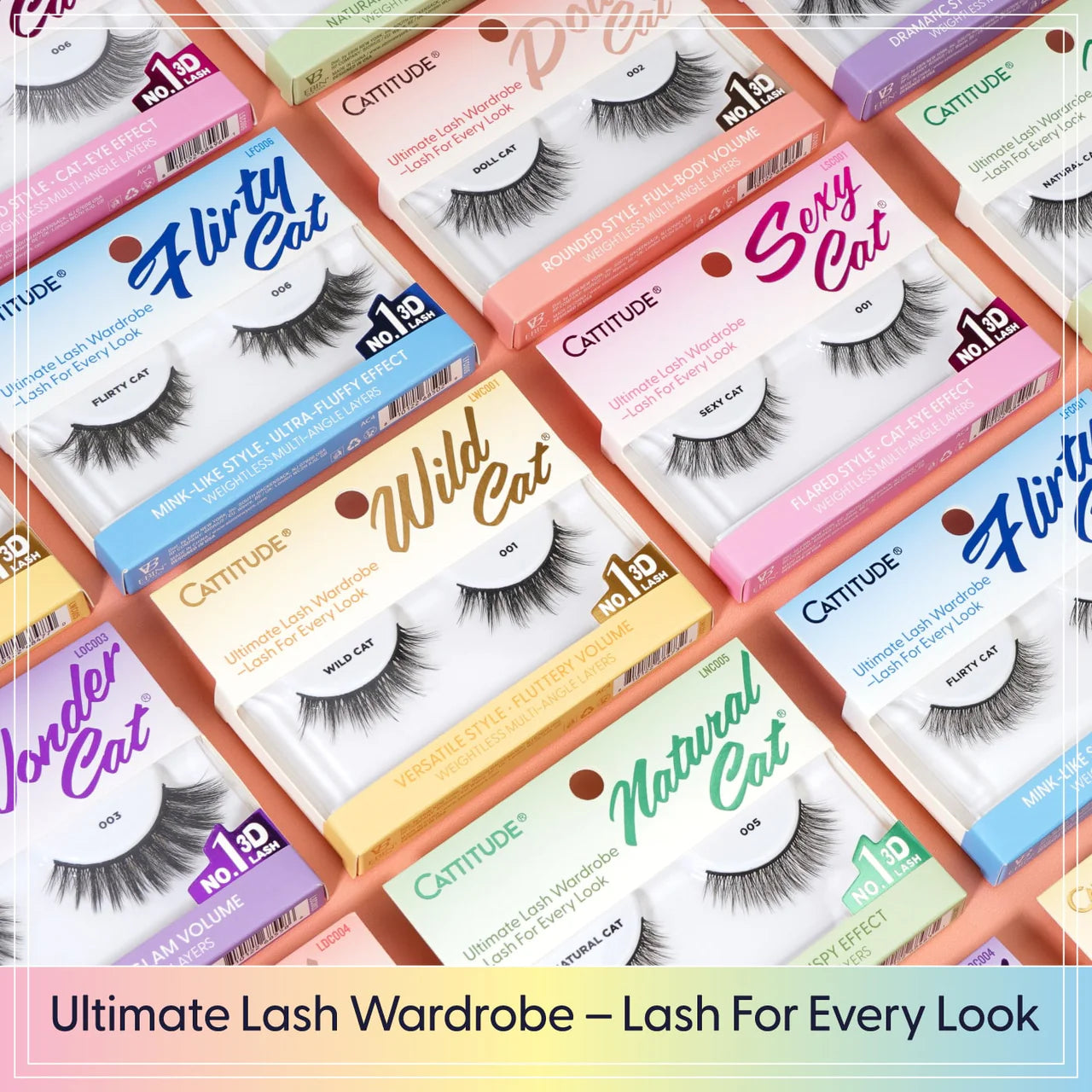 CATTITUDE 3D Lashes - Flirty Cat