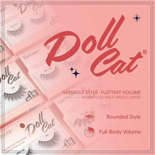 Ebin New York Catitude Lash 4 Pack - Doll Cat