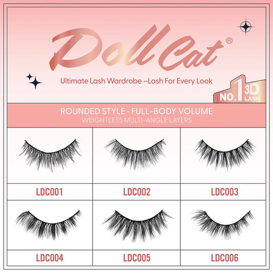 Ebin New York Catitude Lash 4 Pack - Doll Cat