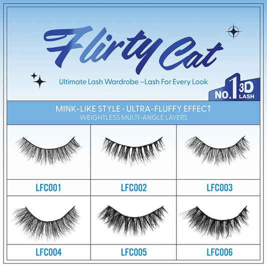 CATTITUDE 3D Lashes - Flirty Cat