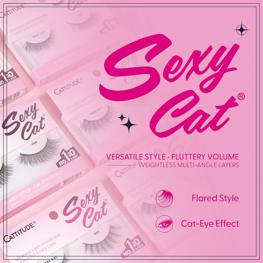 Ebin New York Catitude Lash 4 Pack - Sexy Cat