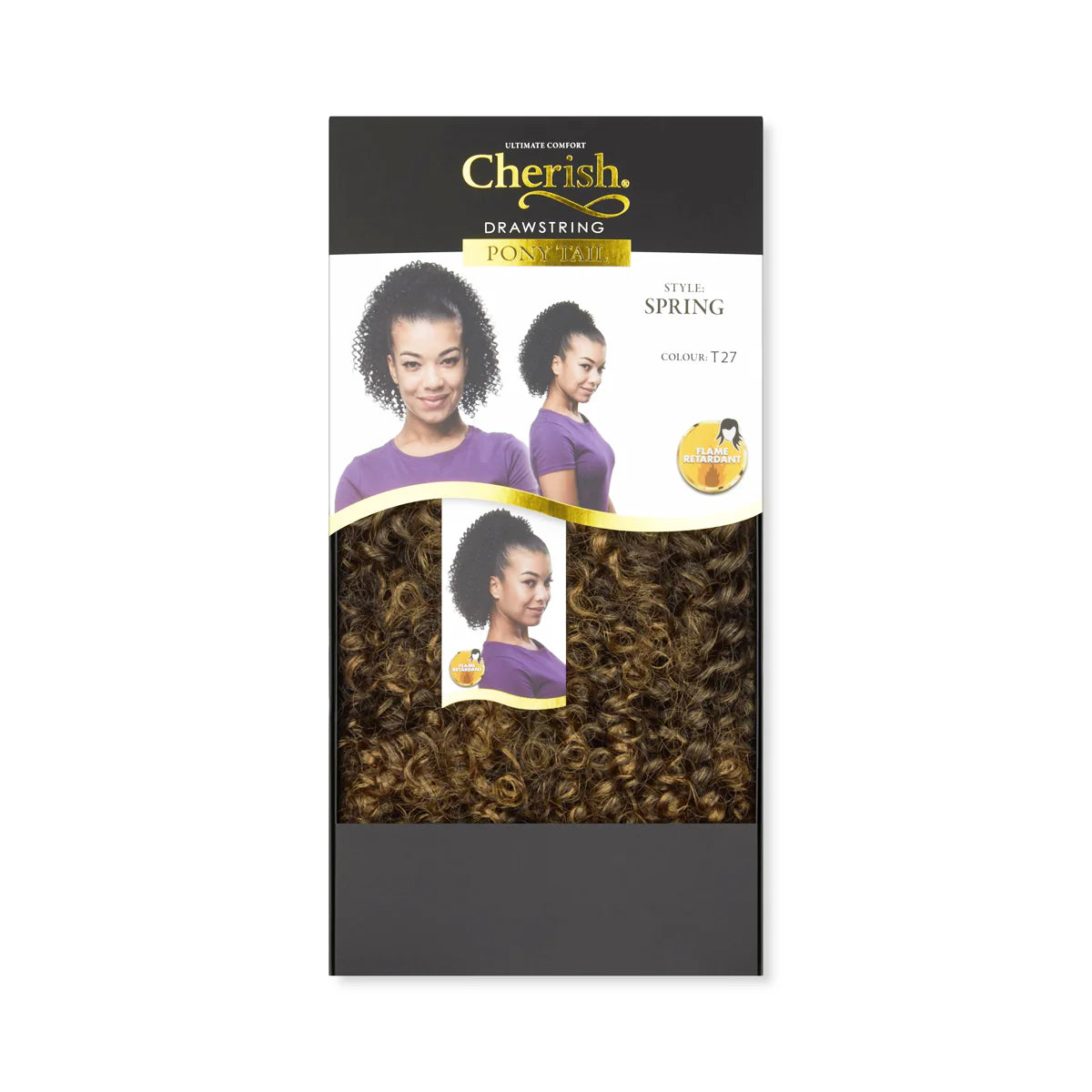 Cherish Drawstring Ponytail Style - Spring