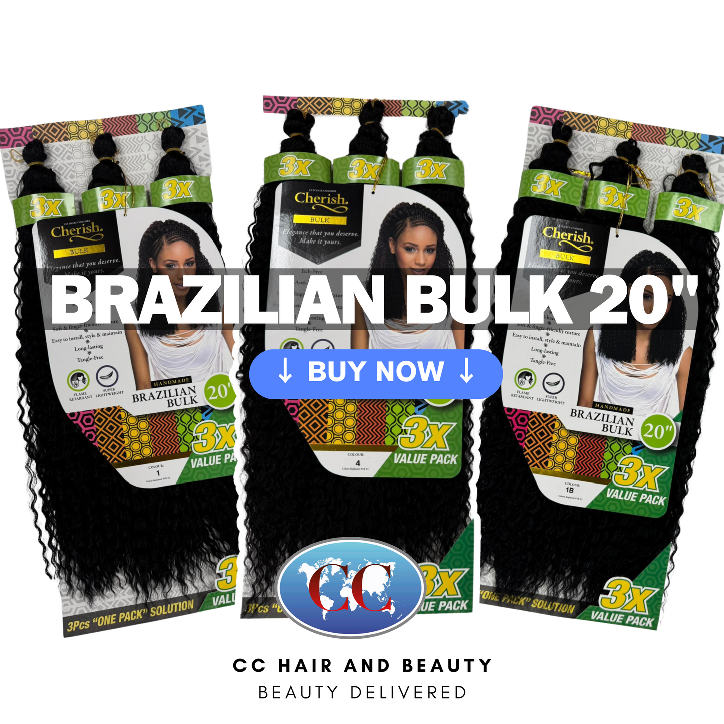 Cherish Brazilian Bulk 20''