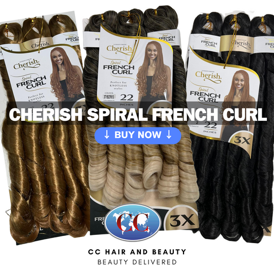 Cherish Spiral French Curl 3x Braid Pre Stretched 22''