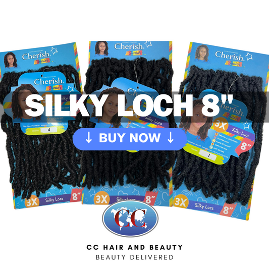 Cherish Synthetic Junior Kids Crochet Braid Hair - Silky Locs 8''