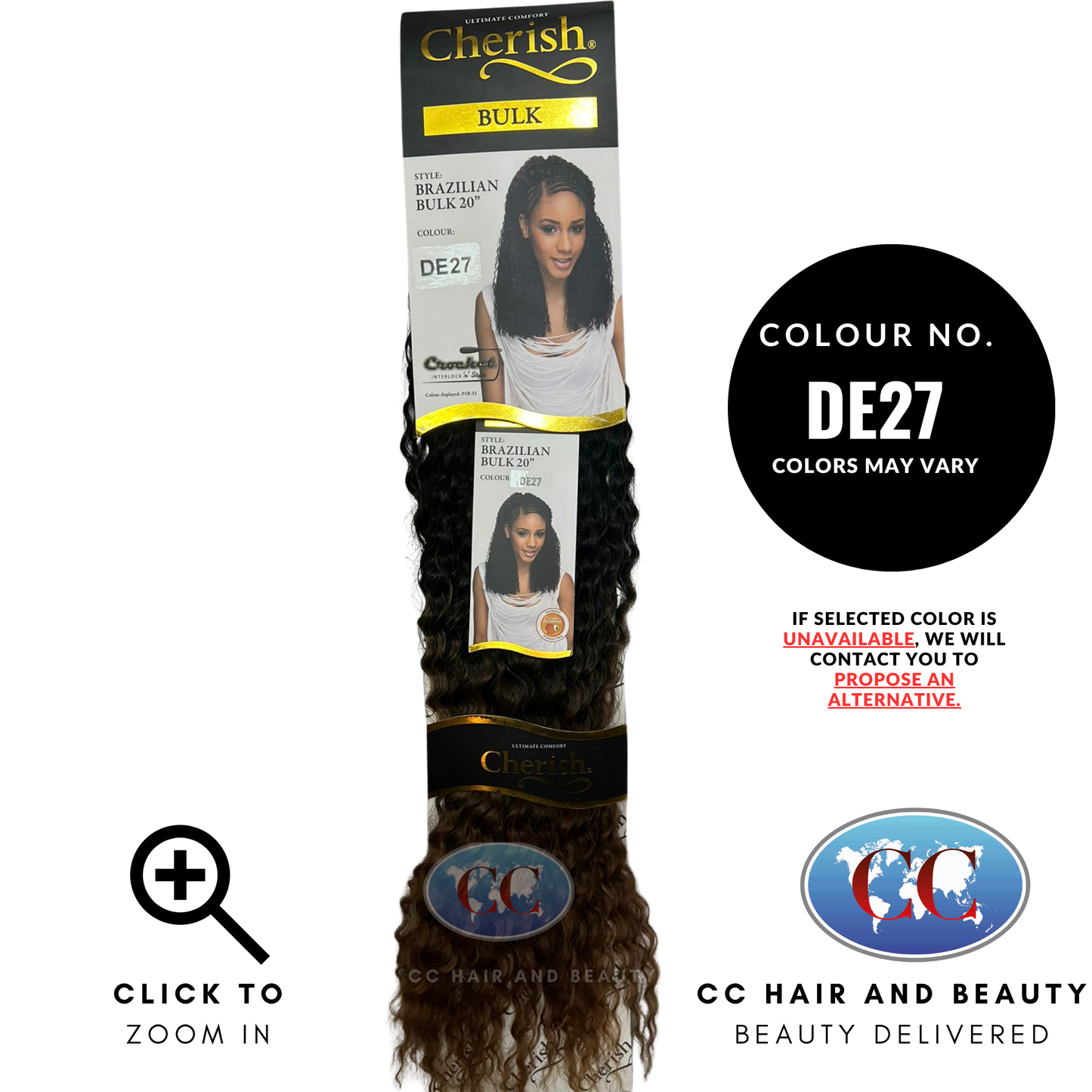 Cherish Synthetic Hair Brazilian Bulk 20"- DE27