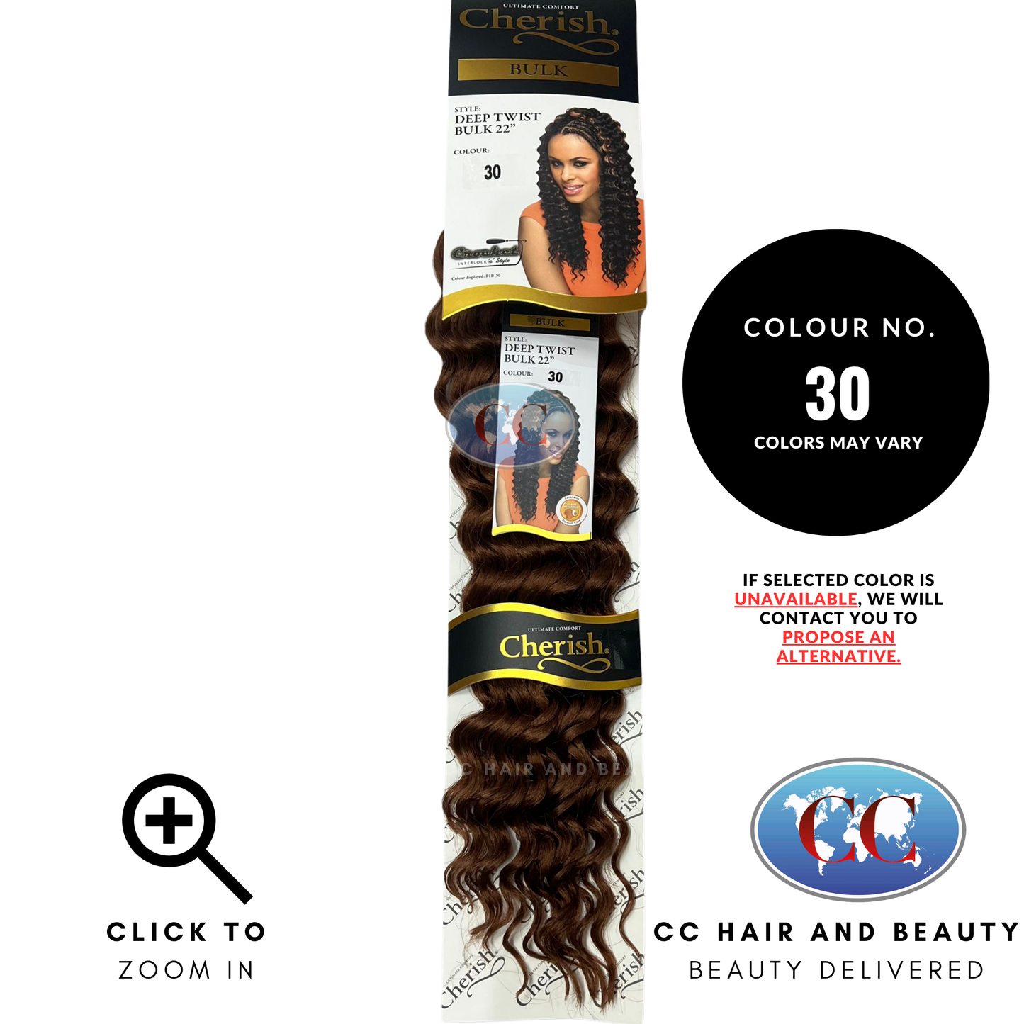 Cherish Deep Twist Bulk 22''-30