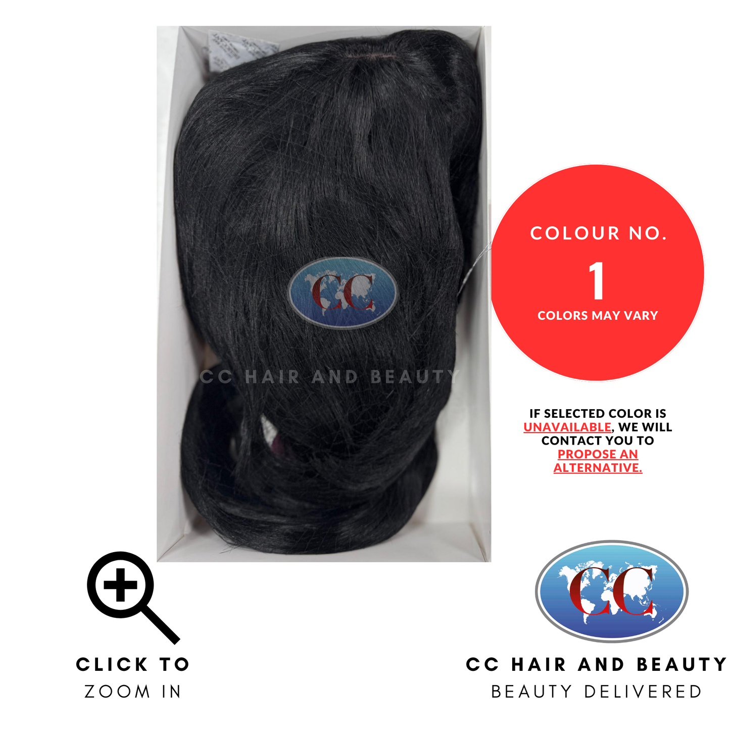 Sleek Synthetic Hair Wig Fashion - Naomi-Colour 1