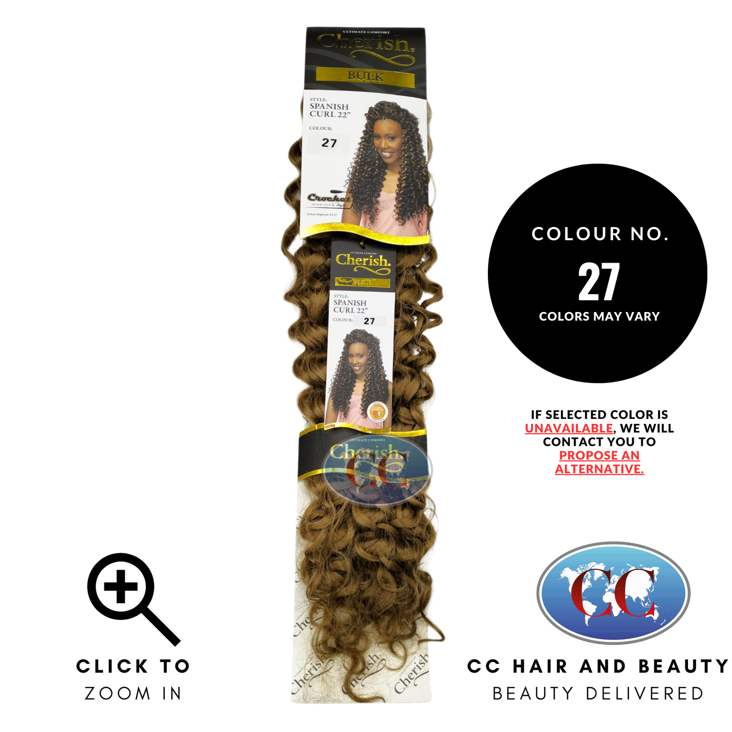 Cherish Spanish Curl Bulk 22"