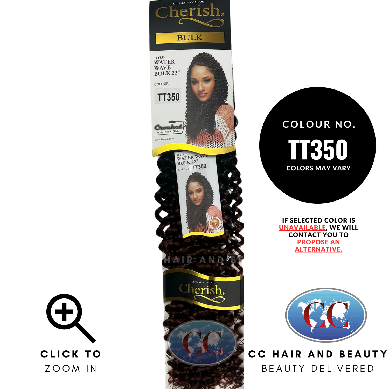 Cherish Synthetic Hair Bulk Water Wave Bulk 22" -TT350