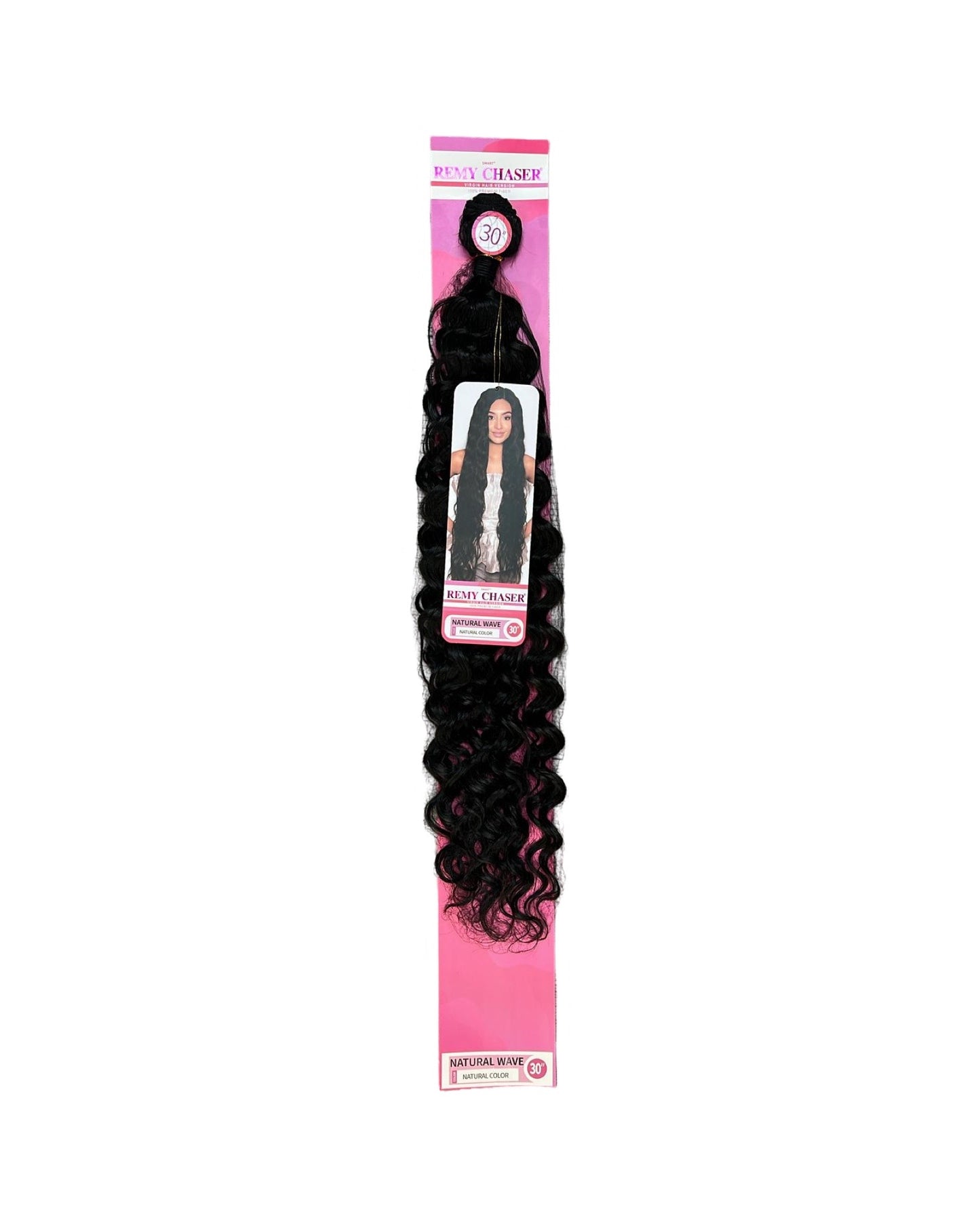 Remy Chaser Natural Wave 30” Premium Virgin