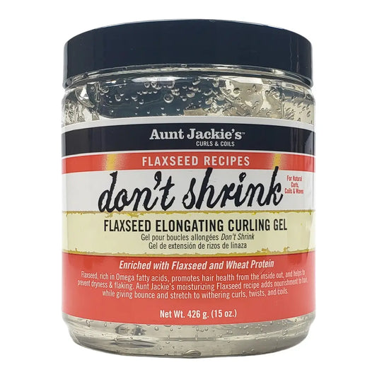 Aunt Jackies Don't Shrink Flaxseed Elongating Curl Gel - 15Oz