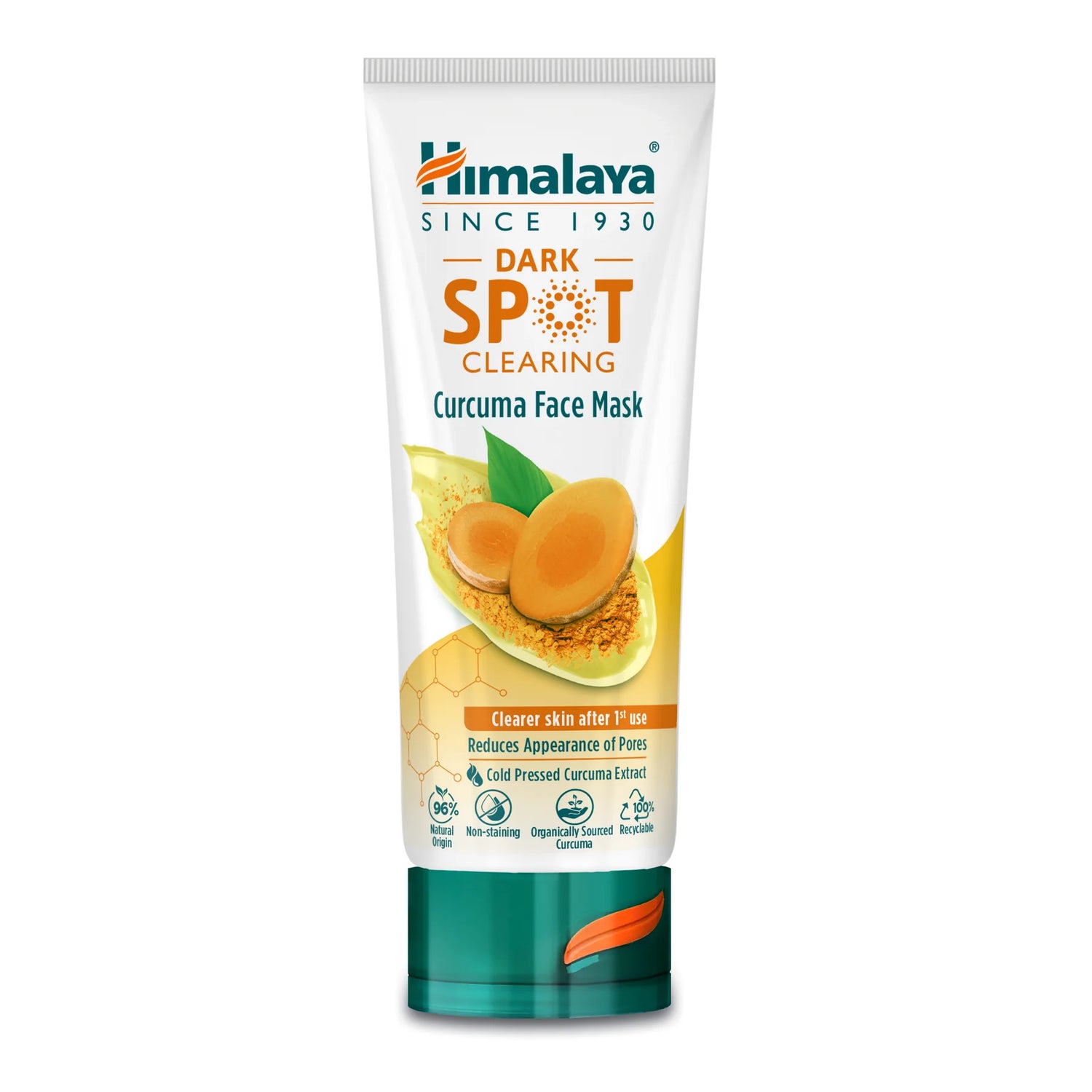 Himalaya Dark Spot Clearing Curcuma Face Mask 75ml - available online | CC Hair & Beauty UK