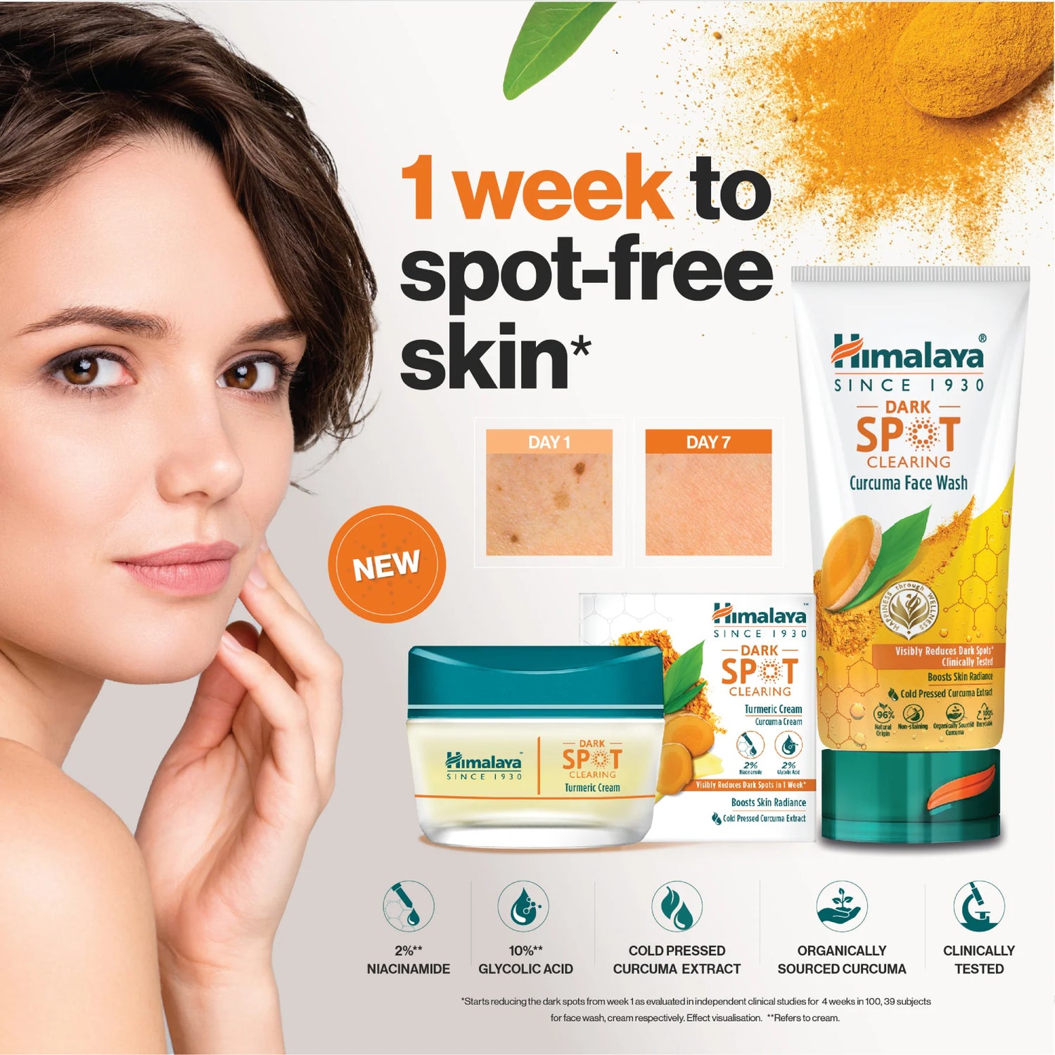 Himalaya Dark Spot Clearing Curcuma Face Wash 150ml - available online | CC Hair & Beauty UK