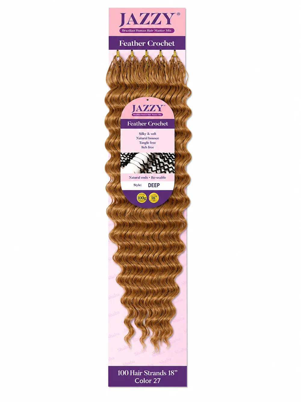Jazzy Feather Crochet Deep Wave 18 inch - product image 7