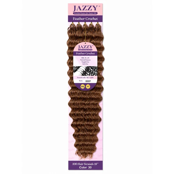 Jazzy Feather Crochet Deep Wave 18 inch - product image 8