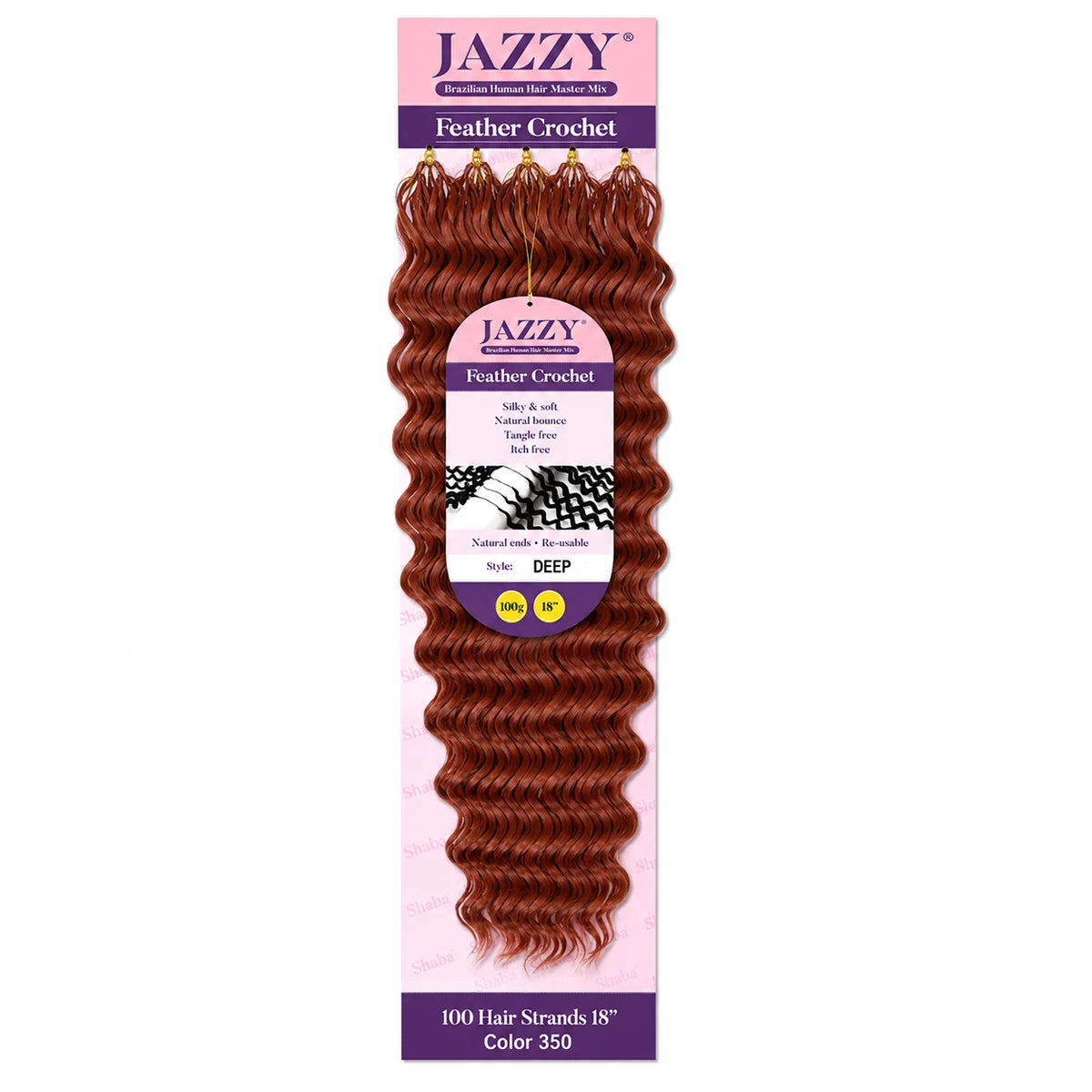 Jazzy Feather Crochet Deep Wave 18 inch - product image 9