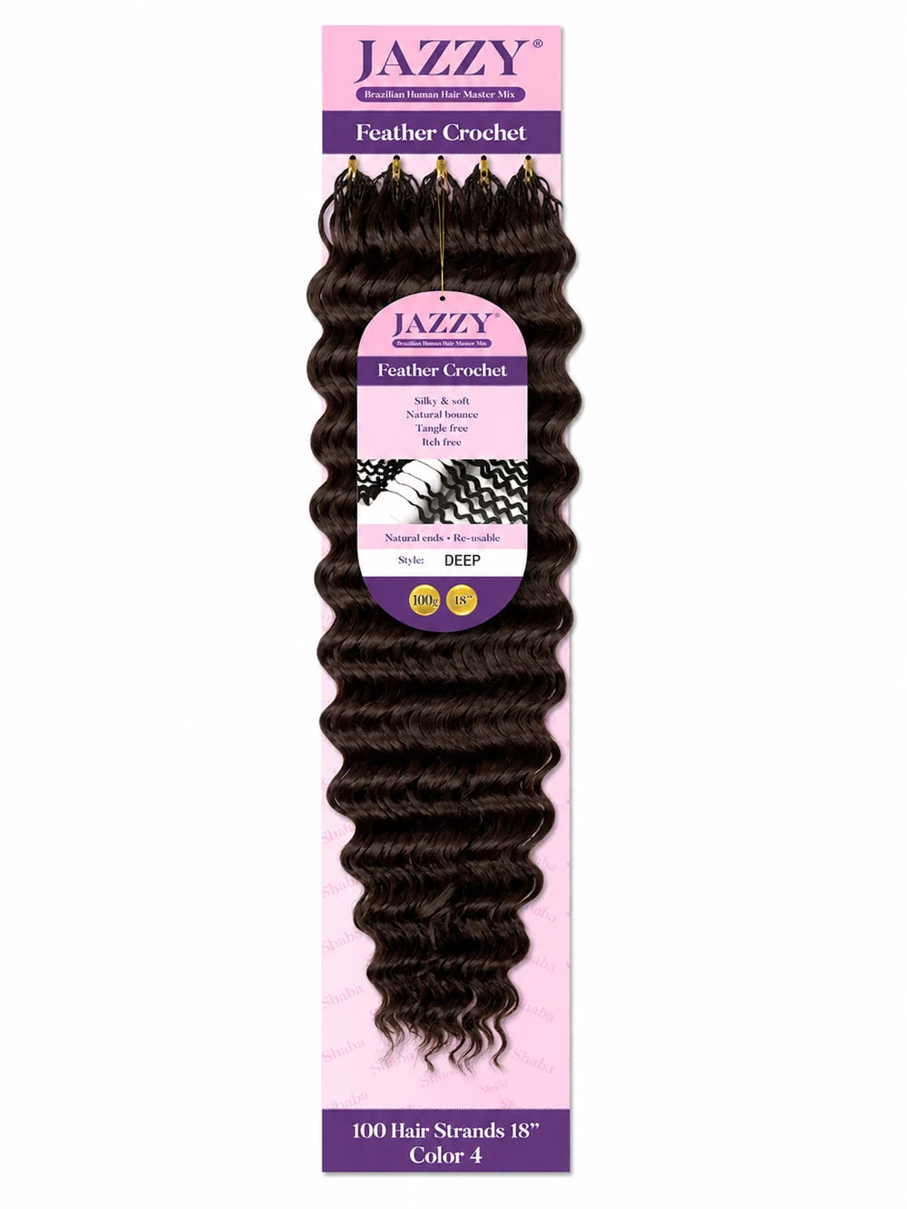 Jazzy Feather Crochet Deep Wave 18 inch - product image 6