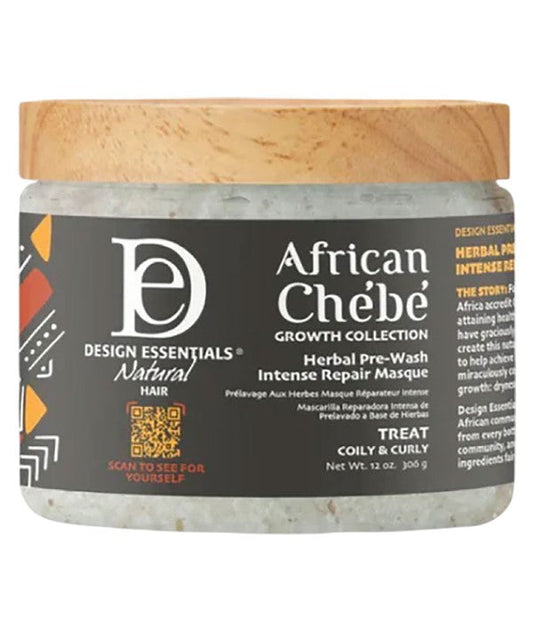 Design Essentials African Chebe Herbal Pre-Wash Intense Repair Masque 306g tub