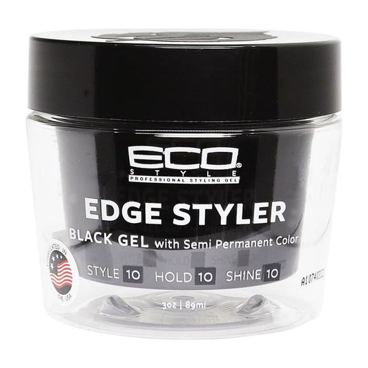 Eco Edge Styler Black Gel Semi-Permanent Color-3oz