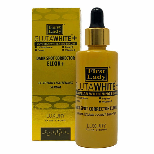 First Lady Glutawhite+ Egyptian ELIXIR + Glutathione Whitening Face & Body Serum 60ml
