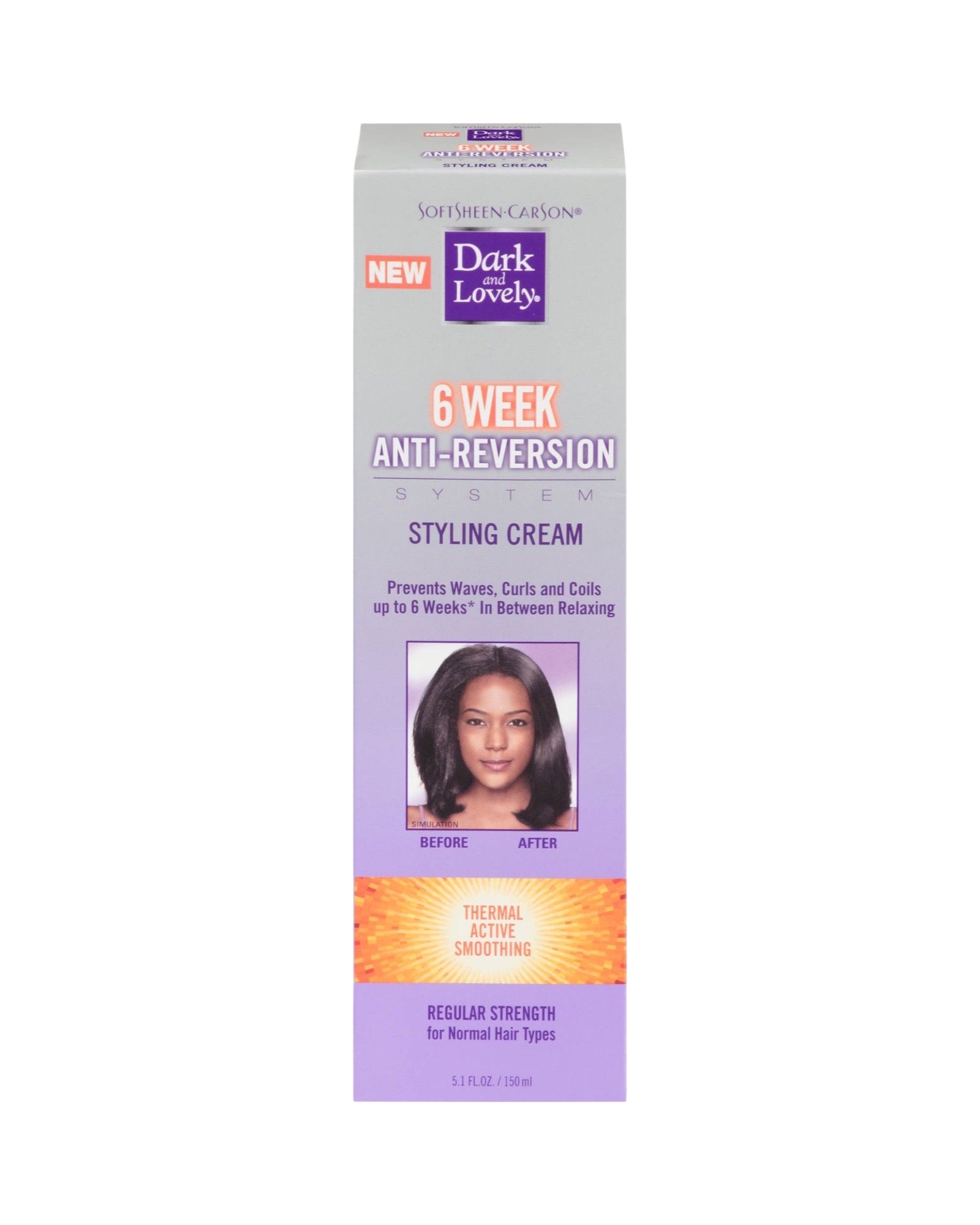 Dark & Lovely 6 Week Anti-Reversion Styling Cream Serum 5.1Oz