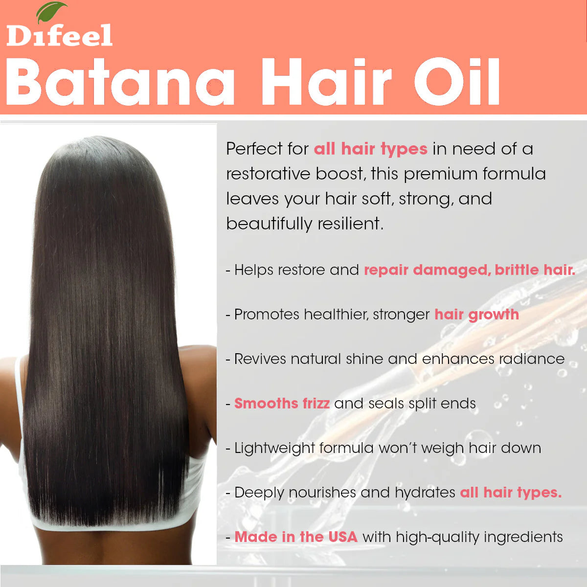 Difeel Batana Premium Hair Oil