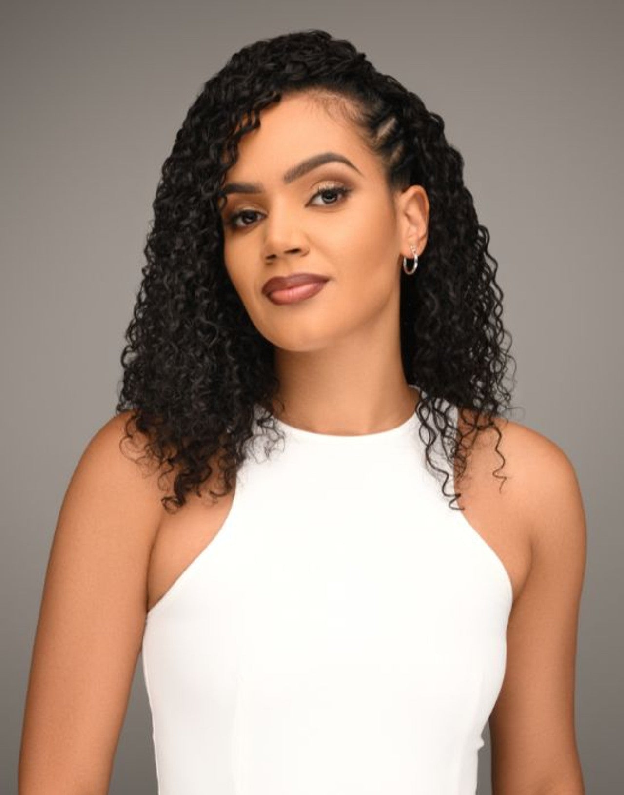 Feme 2-in-1 Human Hair Half Wig & Ponytail  - Alyssa
