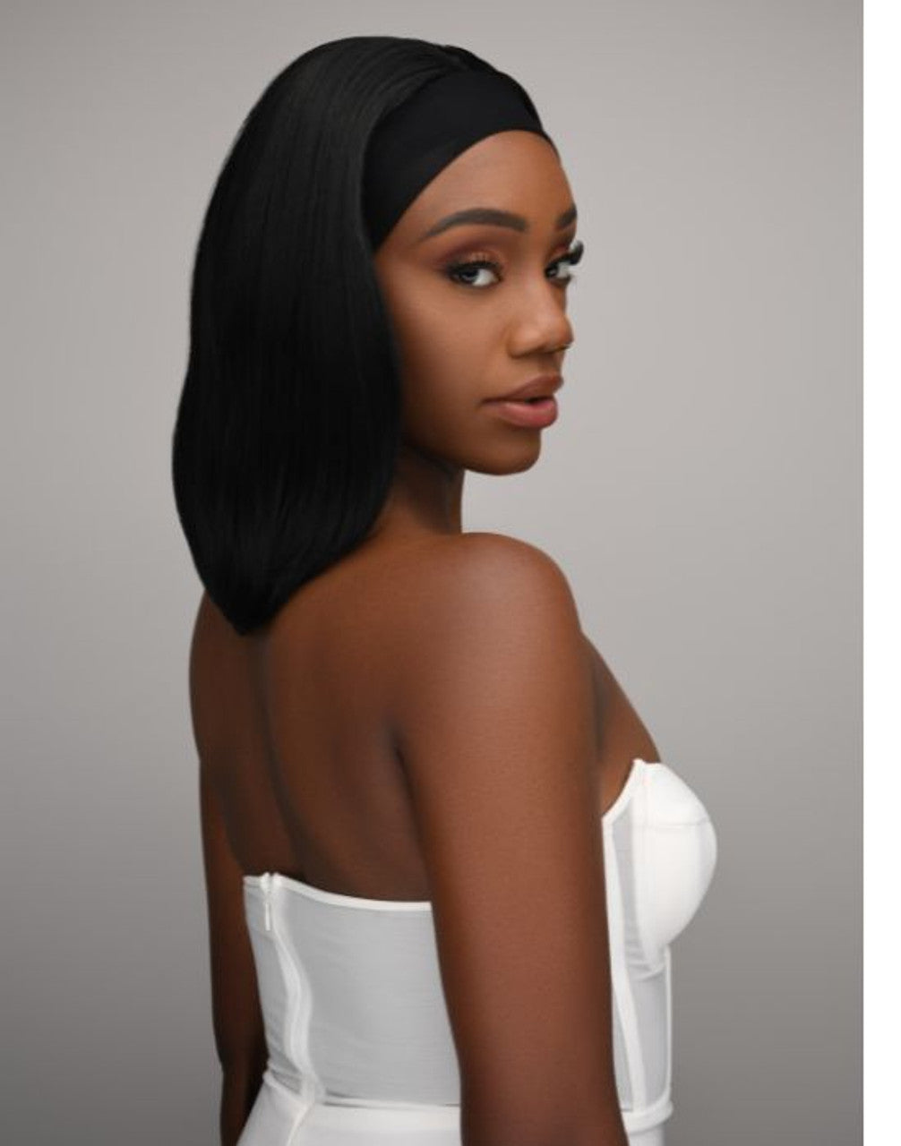 Feme 2-in-1 Synthetic Half Wig and Ponytail - Eva