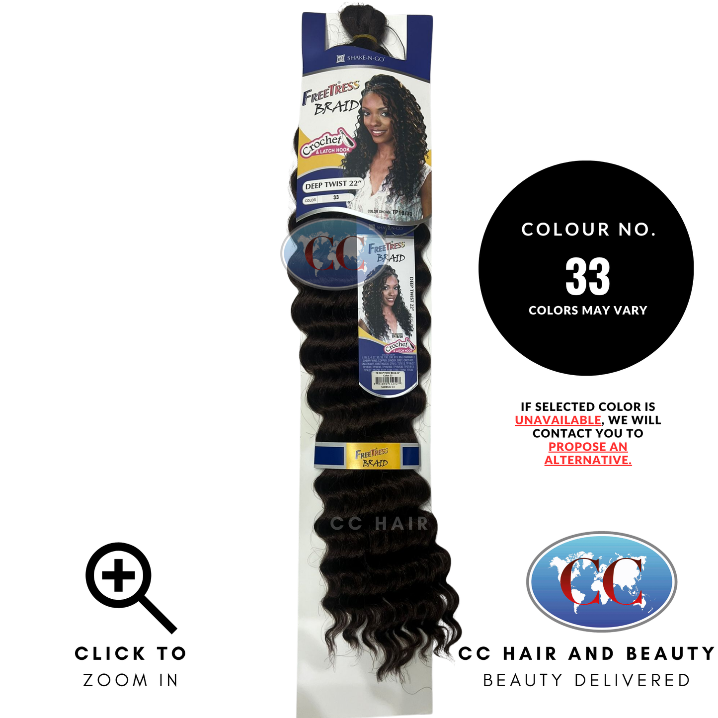 Freetress Synthetic Braid - Deep Twist 22"-33