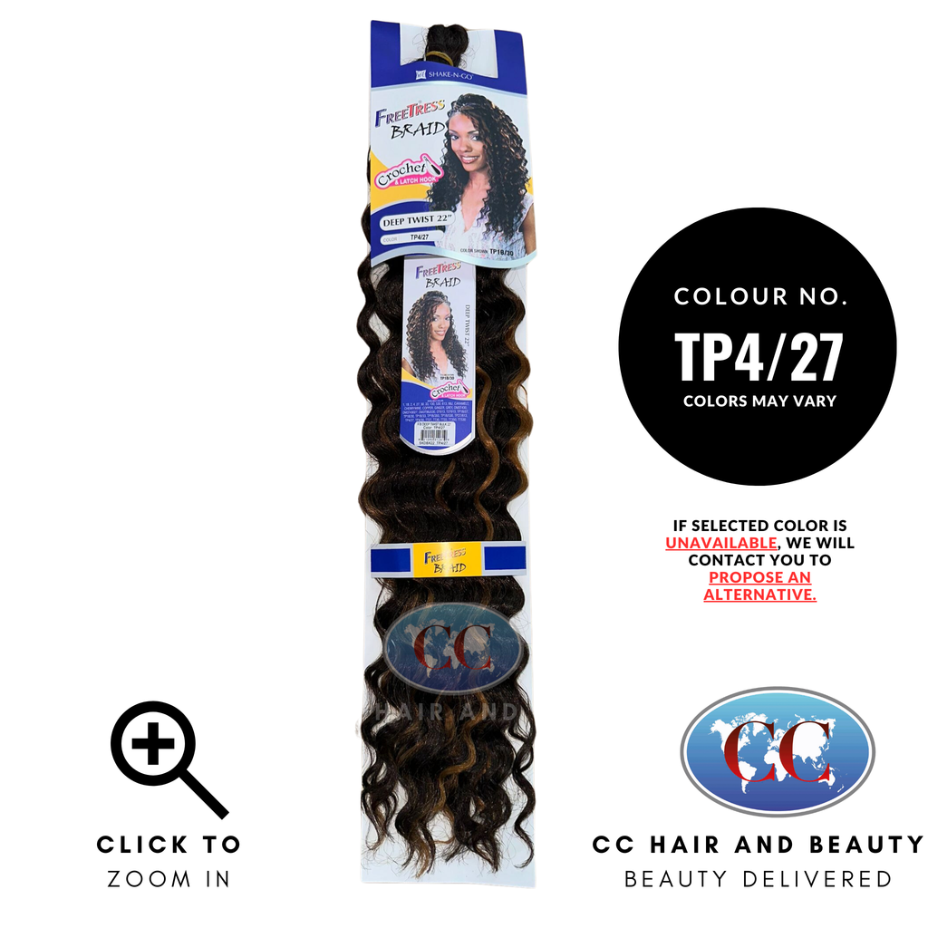 Freetress Synthetic Braid - Deep Twist 22"-colour TP4/27