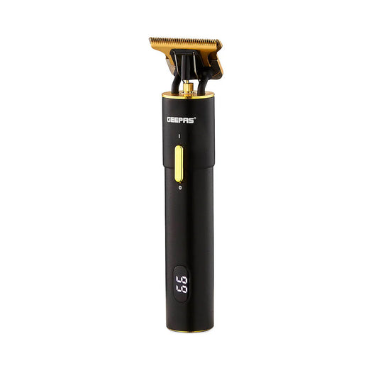 Geepas 3-In-1 Black and Gold Prestige Rechargeable Shaver