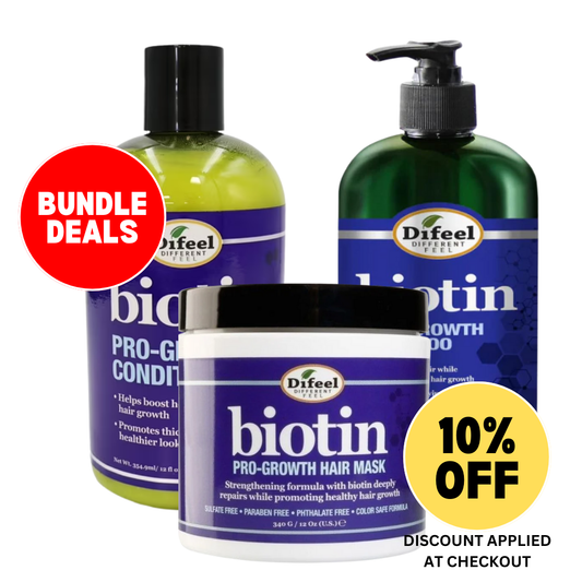 Growth Conditioner 12FL OZ+ Growth Shampoo 12 FL OZ+Growth Hair Mask - 12oz-Bundle