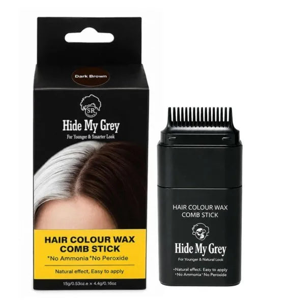 Hide My Grey Hair Colour Wax Comb Stick