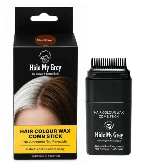 Hide My Grey Hair Colour Wax Comb Stick