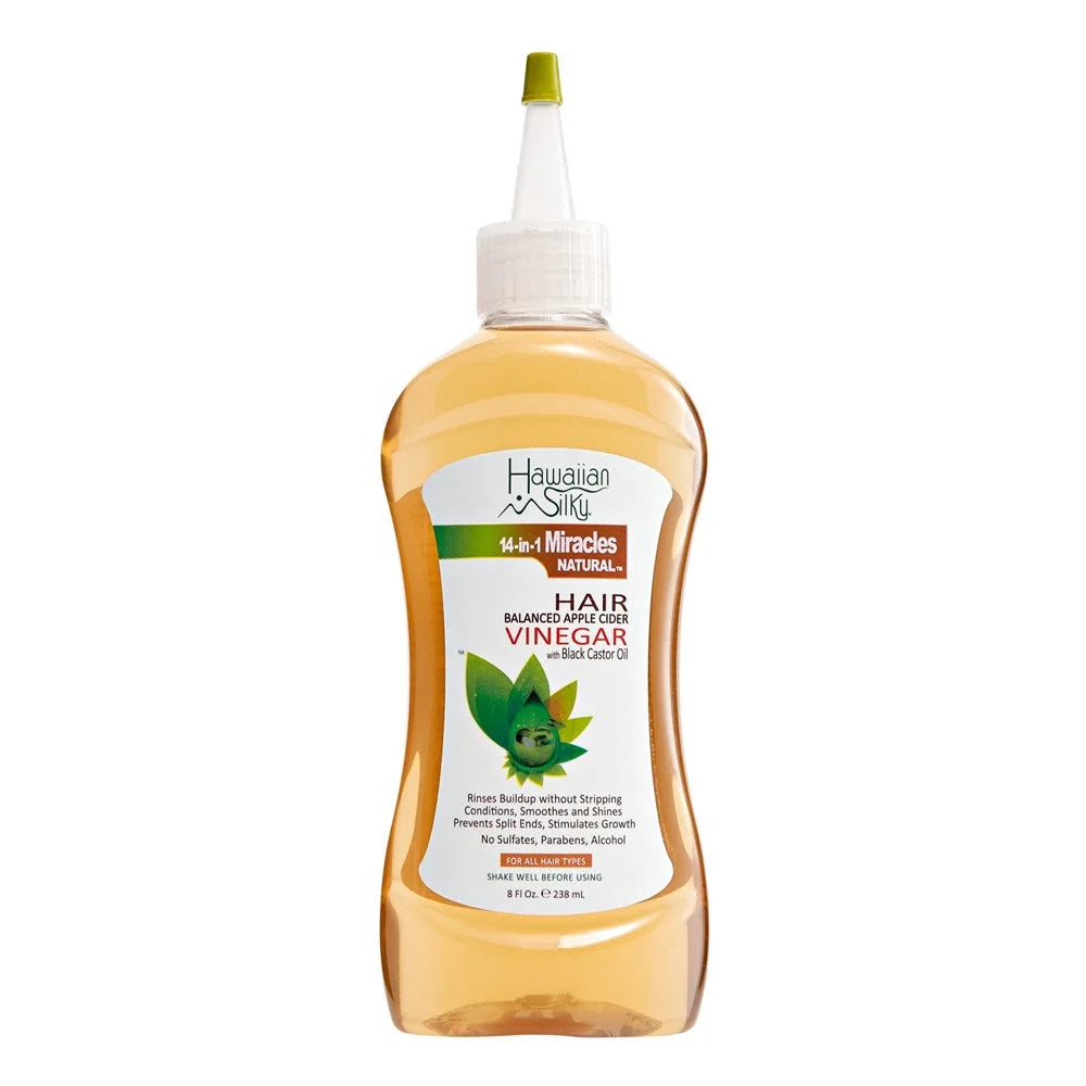 HAWAIIAN SILKY 14 In 1 Miracles Natural Hair Balanced Apple Cider Vinegar 8 Oz