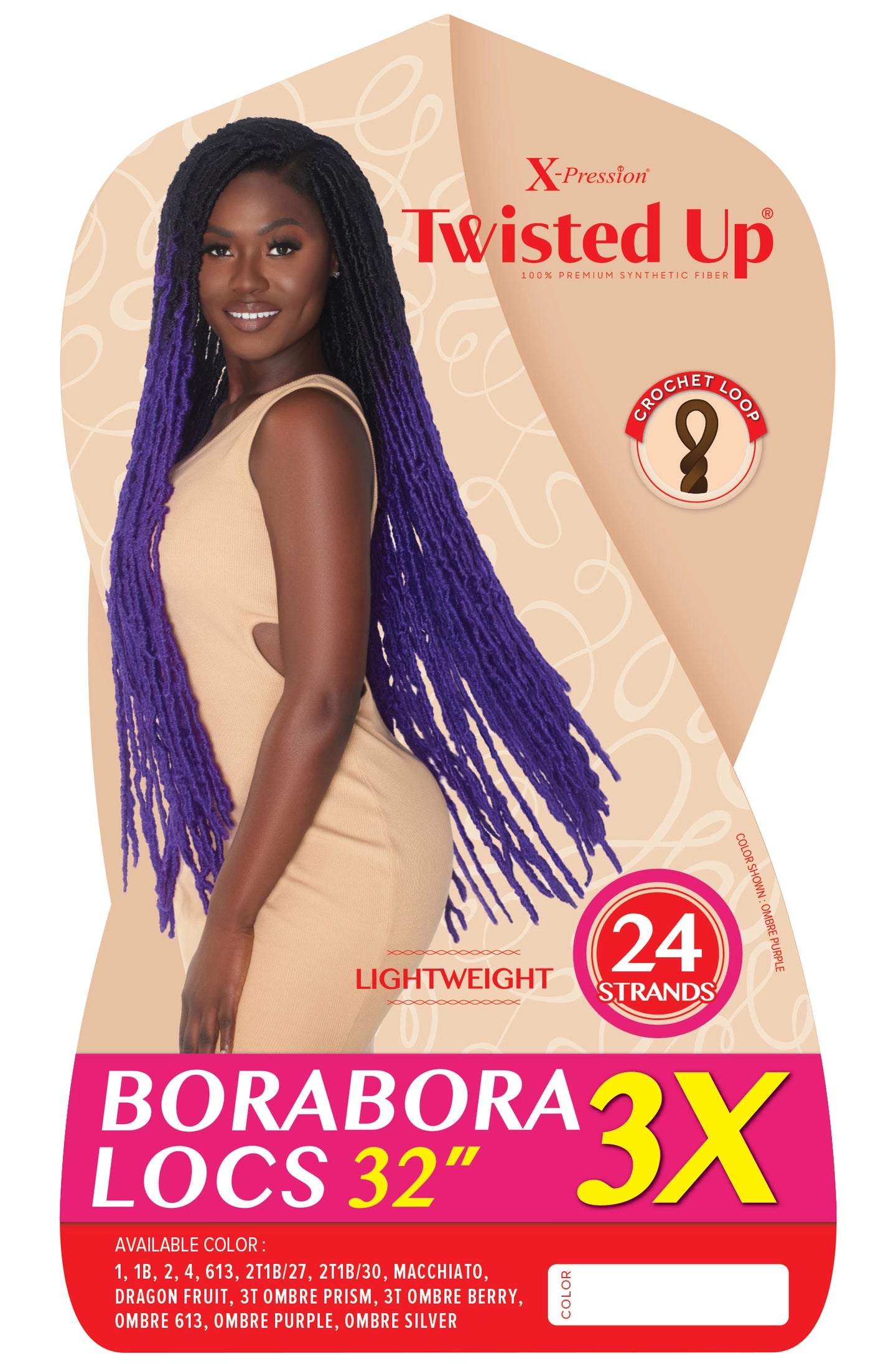 Outre X-Pression Twisted Up Borabora Locs 3x 24" & 32"